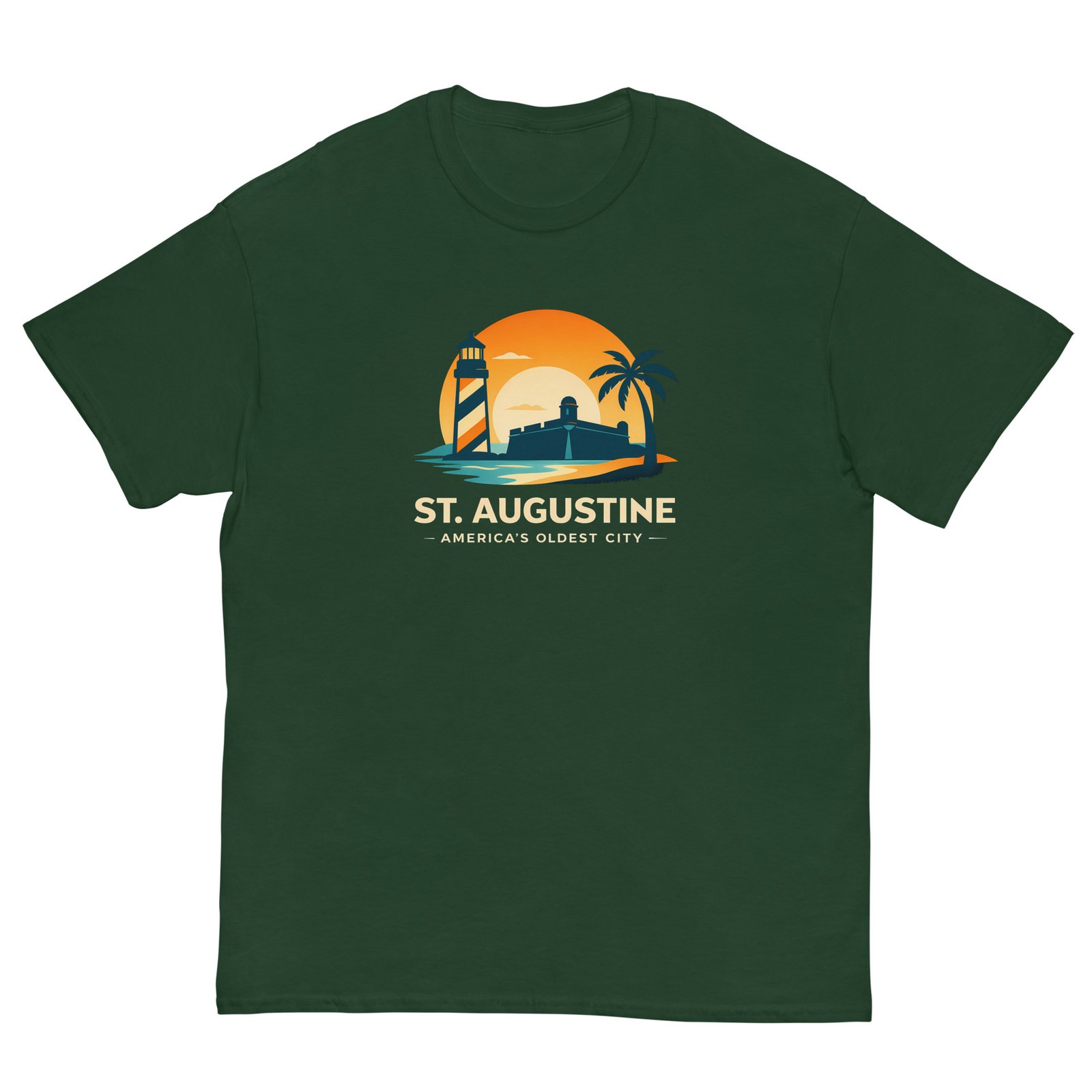 St. Augustine Americas Oldest City Sunrise Unisex tee - Image 4