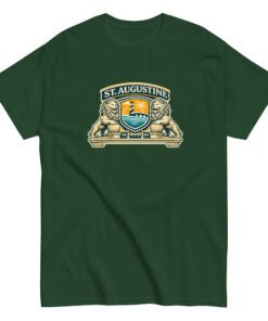 St. Augustine Lion Shield Unisex tee - Image 4