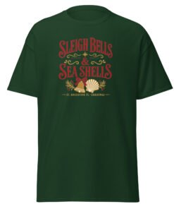 Sleigh Bells Sea Shells St. Augustine Unisex classic tee - Image 4