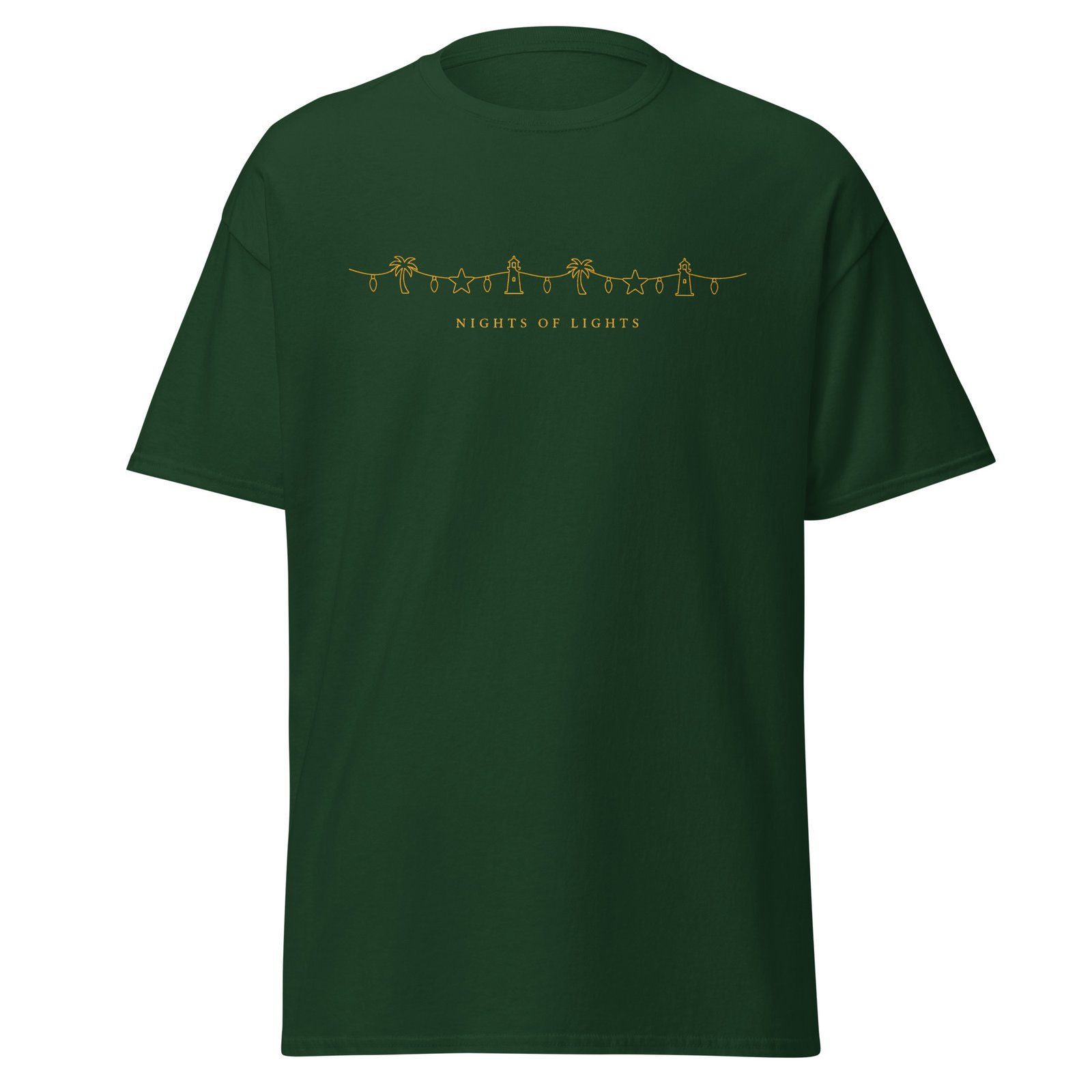 Nights of Lights Decorations Unisex classic tee - Image 3