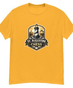 St. Augustine Chess Lighthouse Rook Unisex tee - Image 11