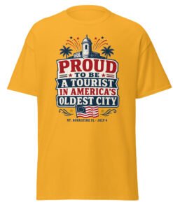 Proud Tourist America's Oldest City Unisex classic tee - Image 6