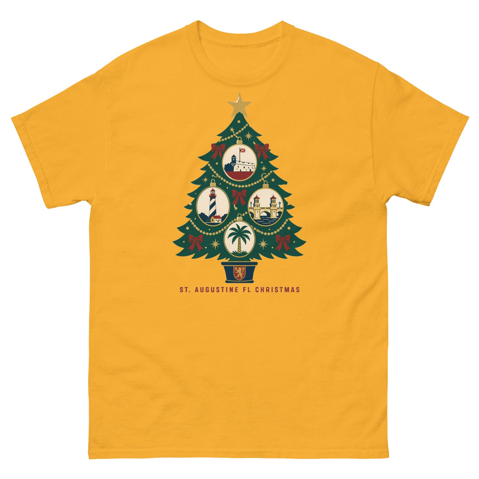 St. Augustine Christmas Tree Unisex classic tee - Image 2