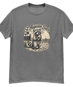 Raccoon St. Augustine Beach Unisex classic tee - Image 3