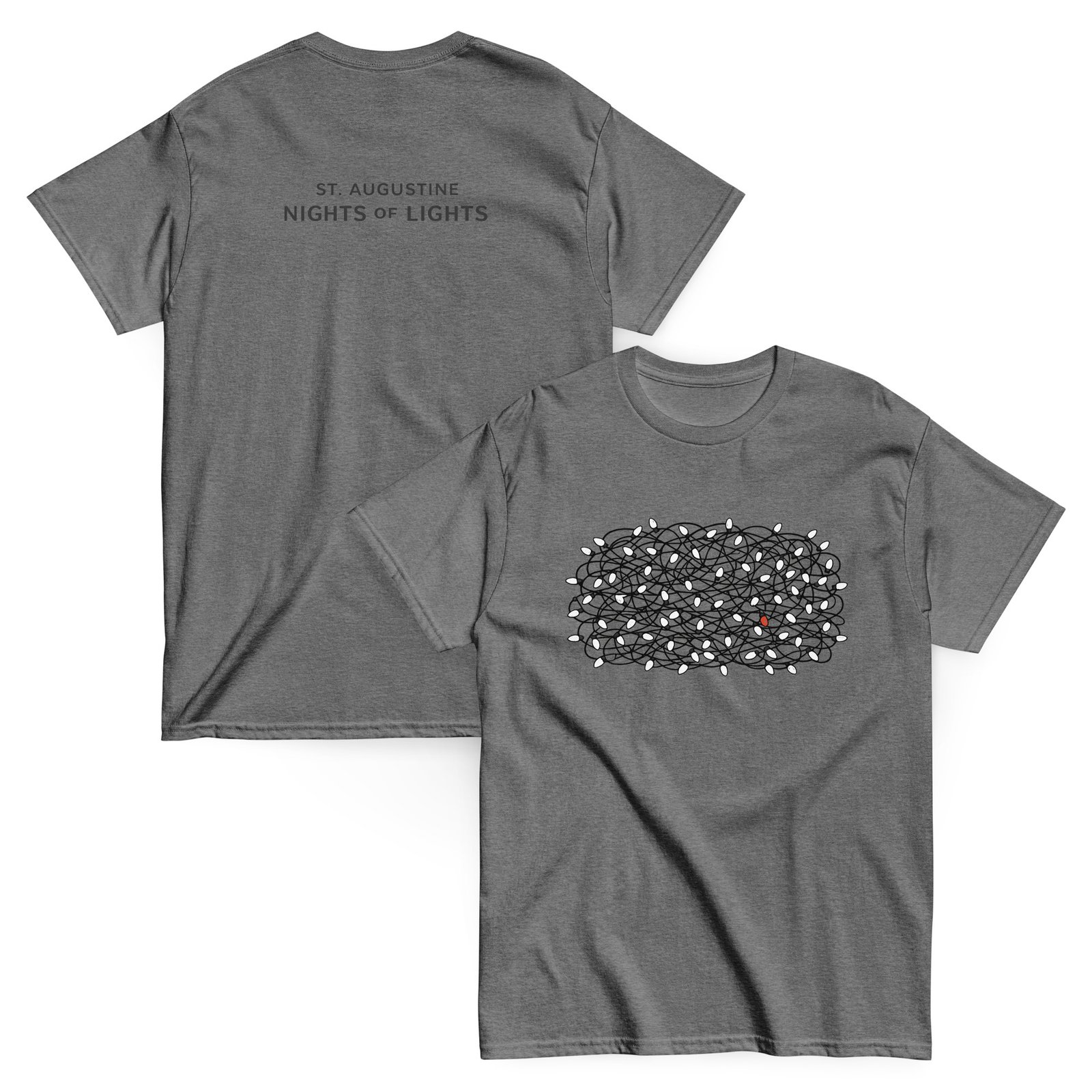 St. Augustine Nights of Lights Tangle Unisex classic tee - Image 2