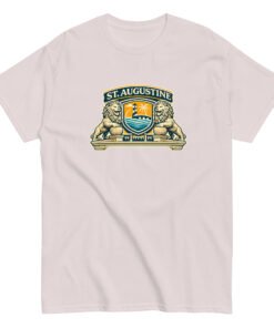 St. Augustine Lion Shield Unisex tee - Image 9