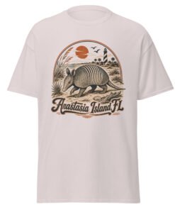 Armadillo Anastasia Island FL Unisex classic tee - Image 5