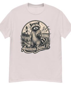 Raccoon Anastasia Island Unisex classic tee - Image 6