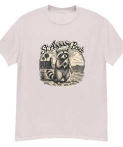 Raccoon St. Augustine Beach Unisex classic tee - Image 10