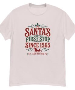 Santa's First Stop St. Augustine Unisex classic tee - Image 5
