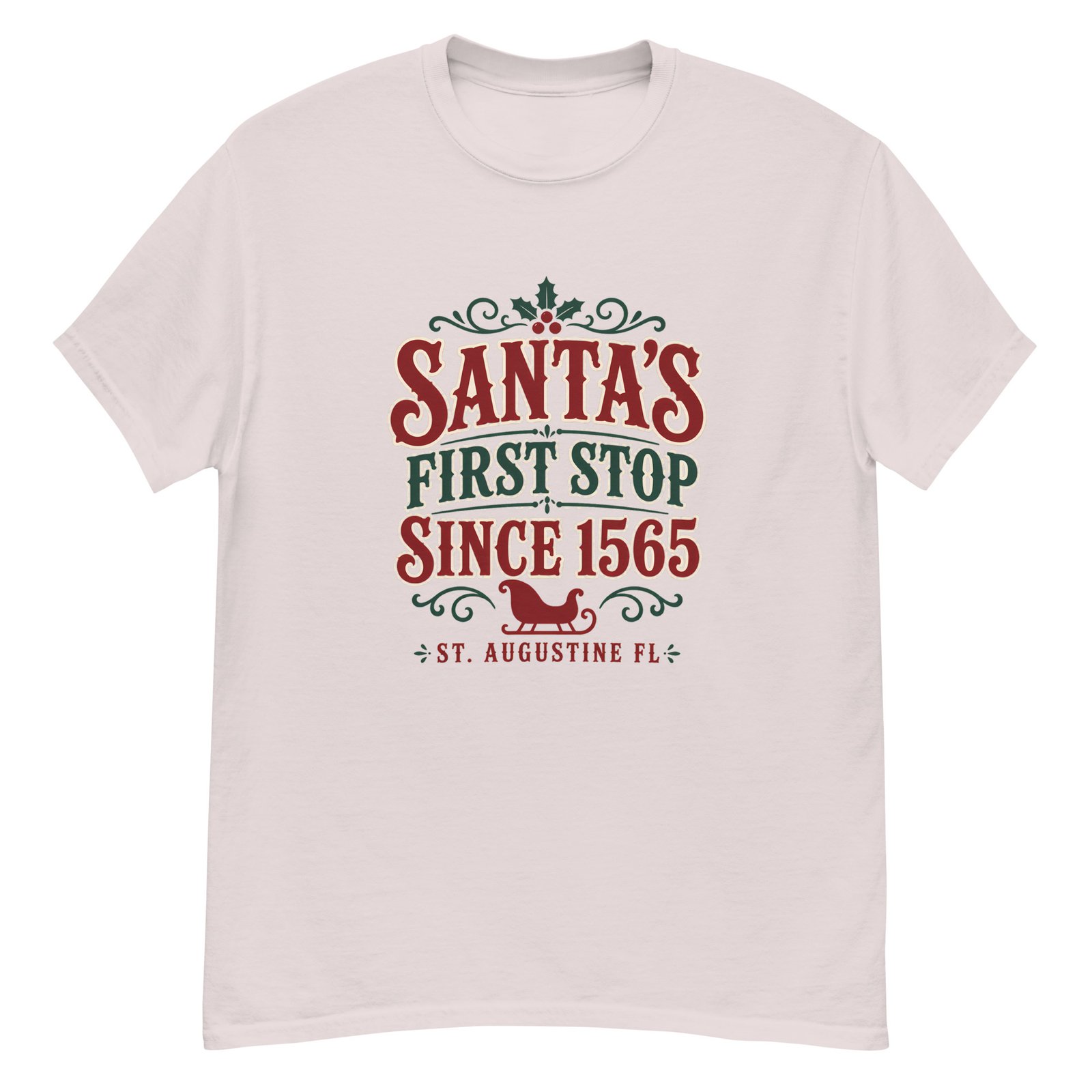 Santa's First Stop St. Augustine Unisex classic tee - Image 5