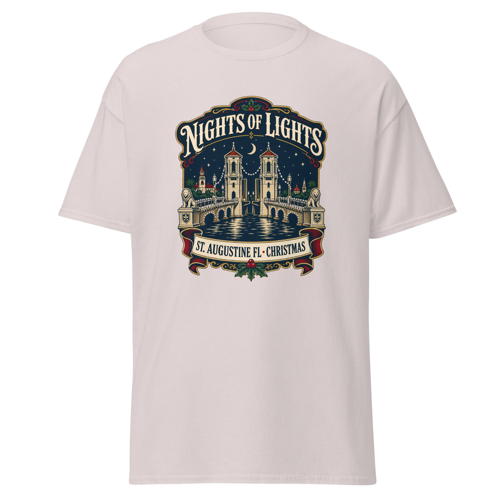 Nights of Lights St. Augustine Christmas Unisex classic tee - Image 8