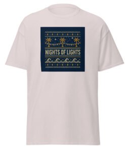 Nights of Lights Pattern Unisex classic tee - Image 4