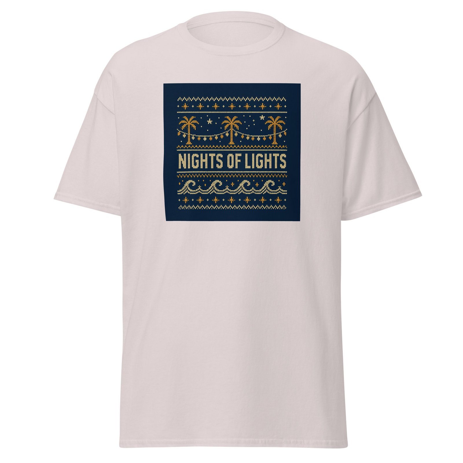 Nights of Lights Pattern Unisex classic tee - Image 4