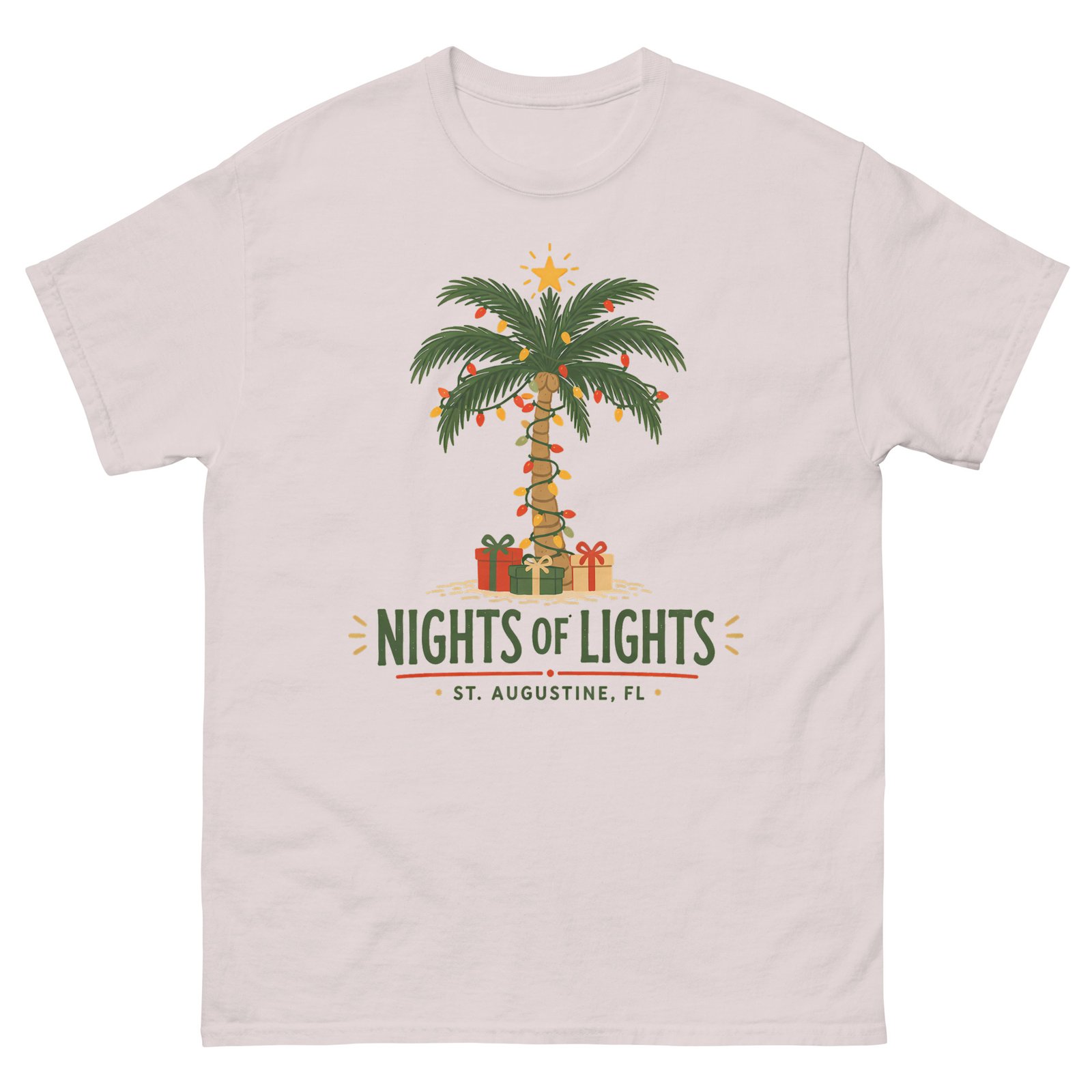 Nights of Lights Palm Presents Unisex classic tee - Image 7