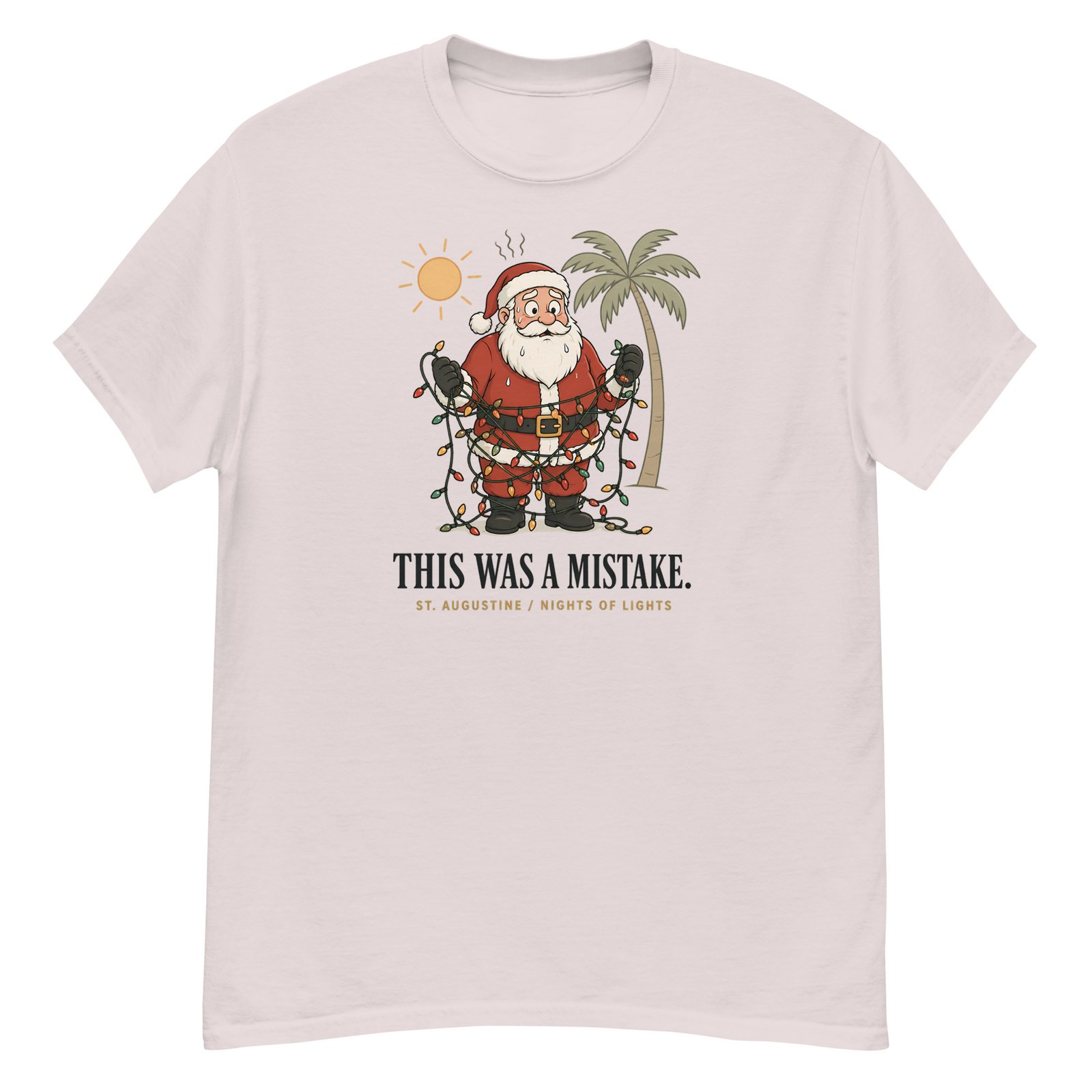 Santa Mistake Nights of Lights Unisex classic tee - Image 11