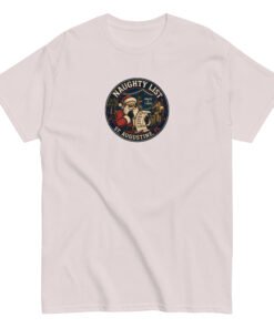 Naughty List Badge Unisex classic tee - Image 5
