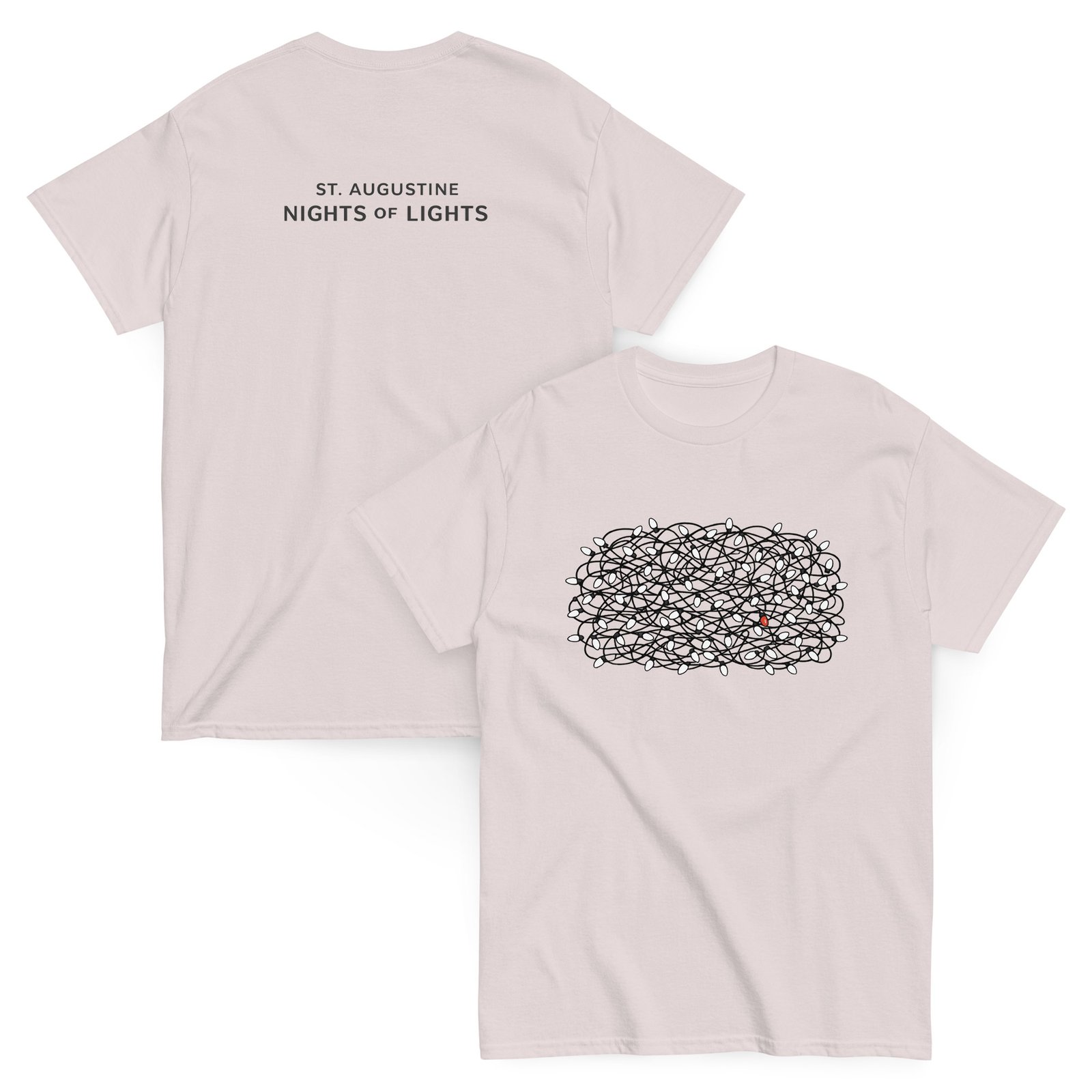St. Augustine Nights of Lights Tangle Unisex classic tee - Image 10