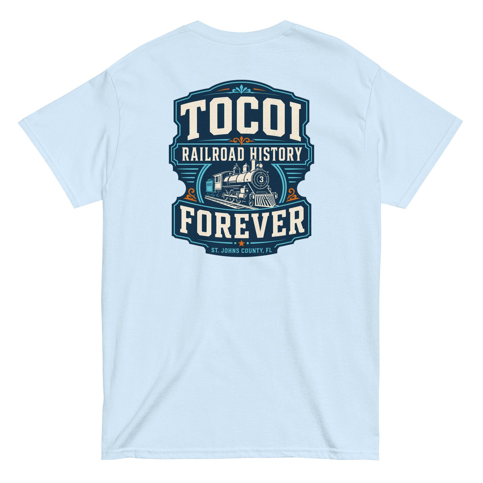 Tocoi Railroad History Unisex tee - Image 7