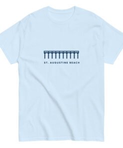 St. Augustine Beach Pier Line Unisex tee - Image 9