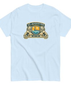St. Augustine Lion Shield Unisex tee - Image 10