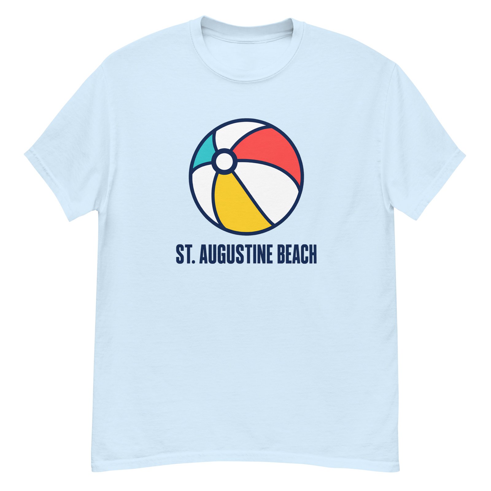 St. Augustine Beach Ball Unisex classic tee - Image 9