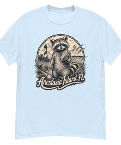 Raccoon Anastasia Island Unisex classic tee - Image 7