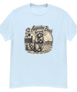 Raccoon St. Augustine Beach Unisex classic tee - Image 11