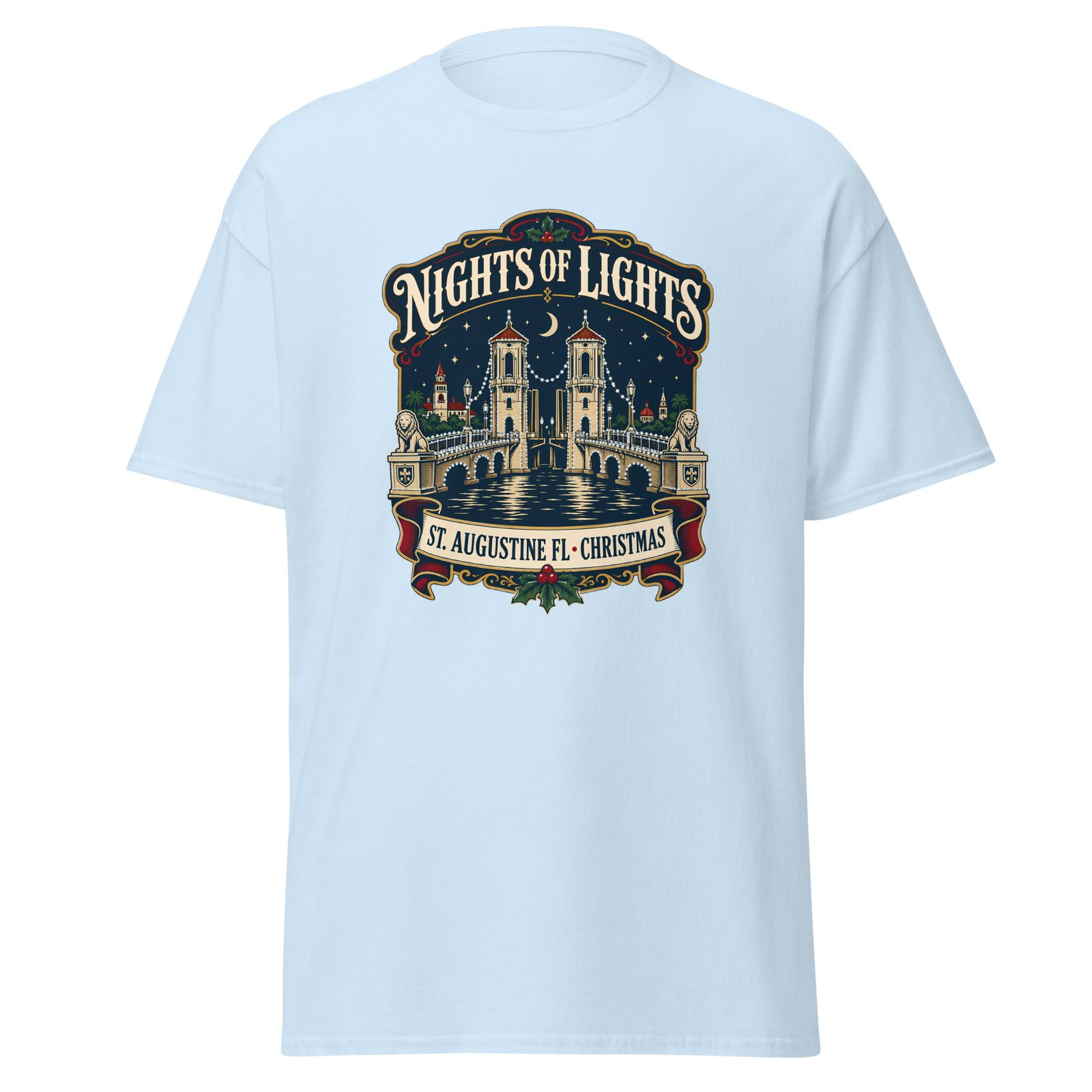 Nights of Lights St. Augustine Christmas Unisex classic tee - Image 9