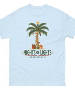 Nights of Lights Palm Presents Unisex classic tee - Image 8