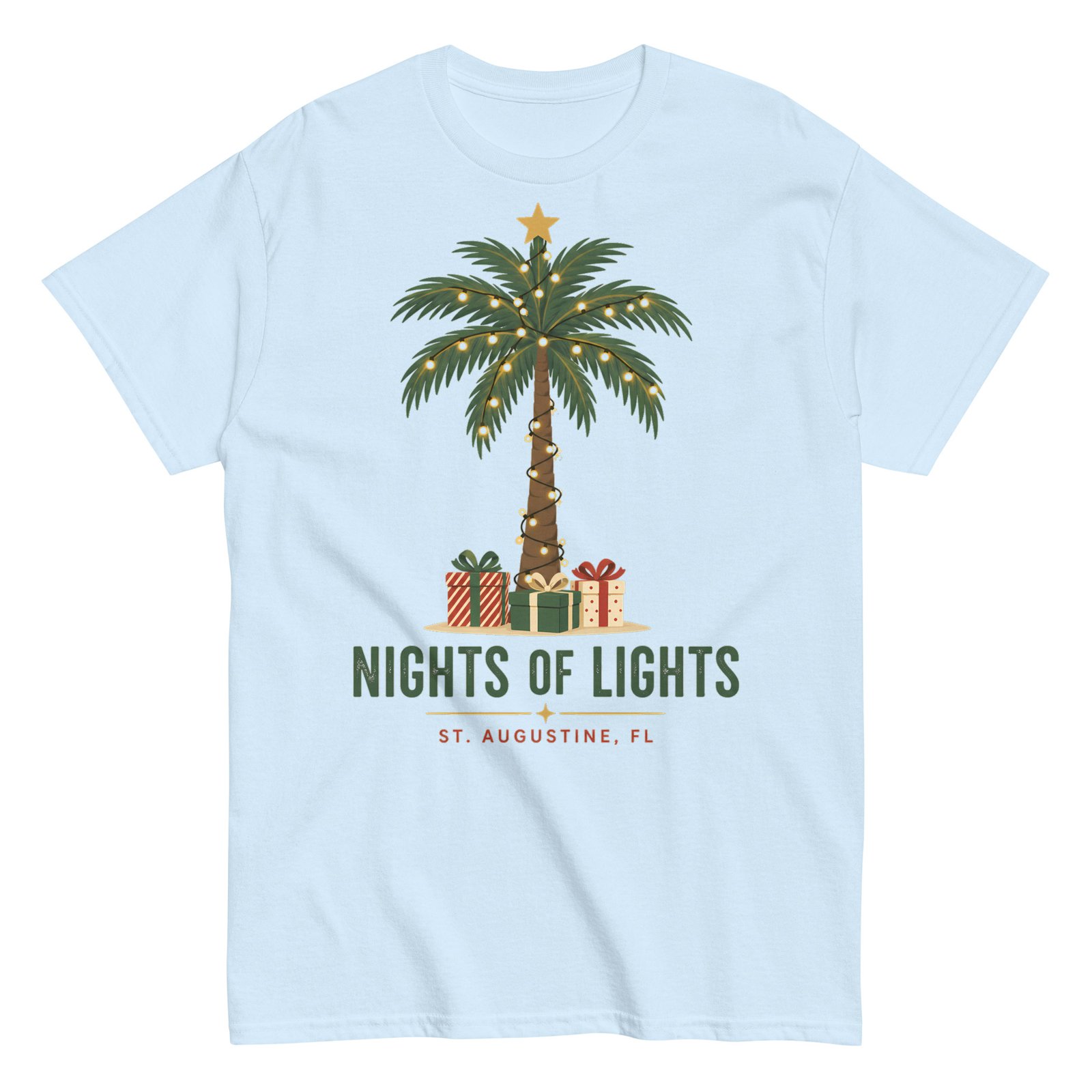 Nights of Lights Clear Palm Presents Unisex classic tee - Image 7