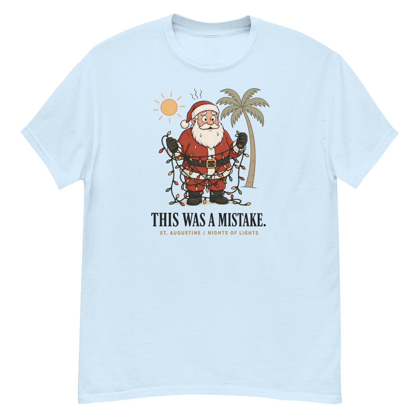 Santa Mistake Nights of Lights Unisex classic tee - Image 12