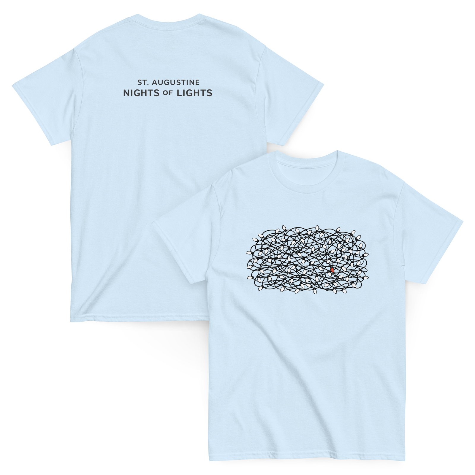 St. Augustine Nights of Lights Tangle Unisex classic tee - Image 11