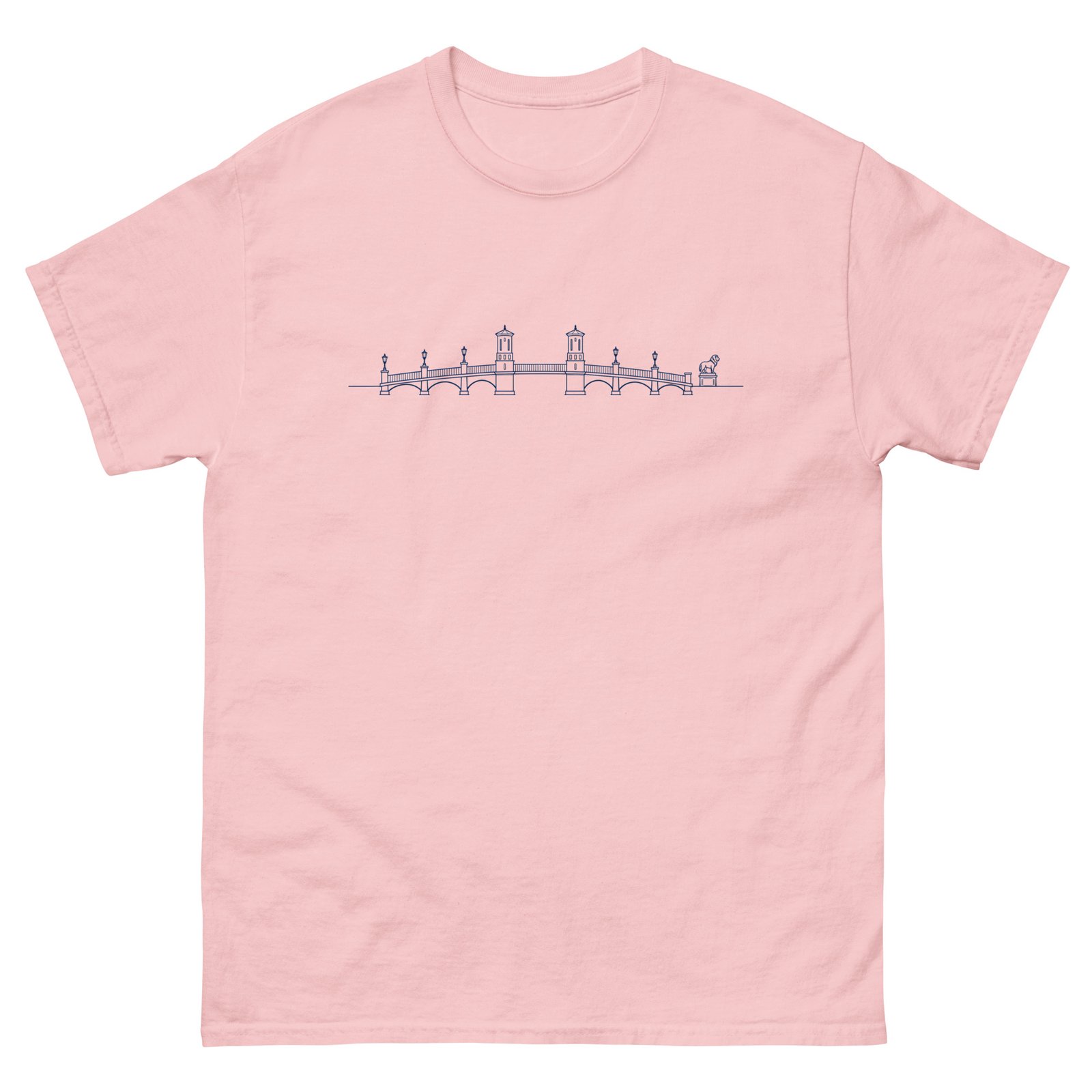 Bridge of Lions Lineart Unisex tee - Image 7