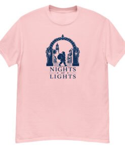 Nights of Lights Santa Walking Unisex tee - Image 7