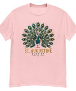 St. Augustine Peacock Unisex classic tee - Image 11