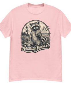 Raccoon Anastasia Island Unisex classic tee - Image 5