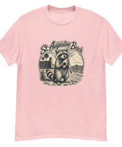 Raccoon St. Augustine Beach Unisex classic tee - Image 9