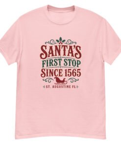 Santa's First Stop St. Augustine Unisex classic tee - Image 4