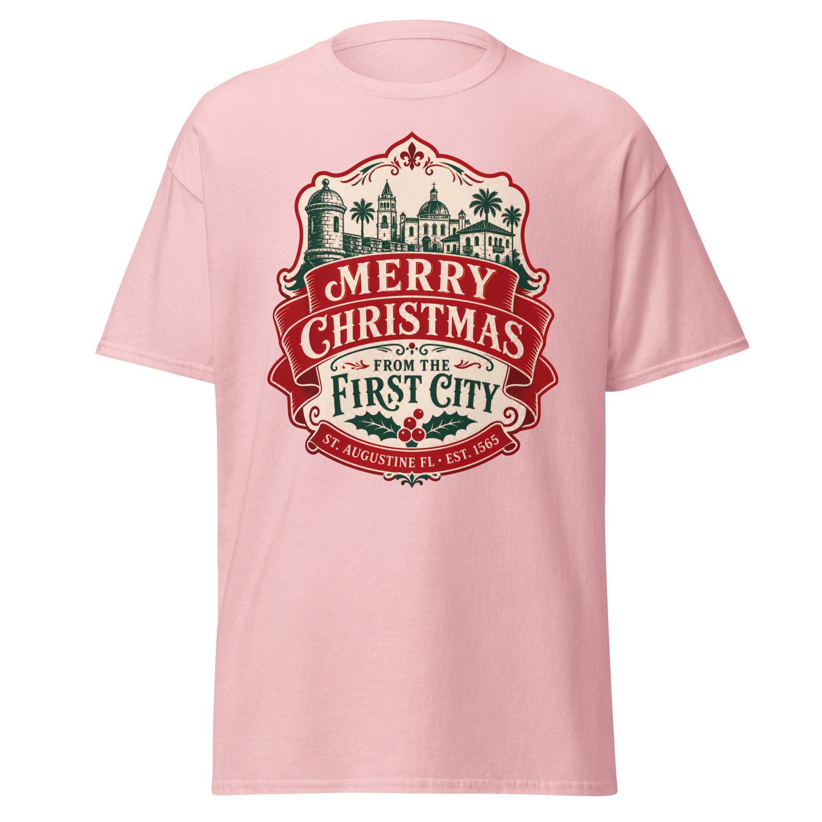 Merry Christmas First City Unisex classic tee