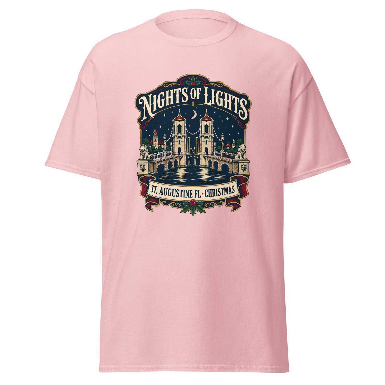 Nights of Lights St. Augustine Christmas Unisex classic tee - Image 7