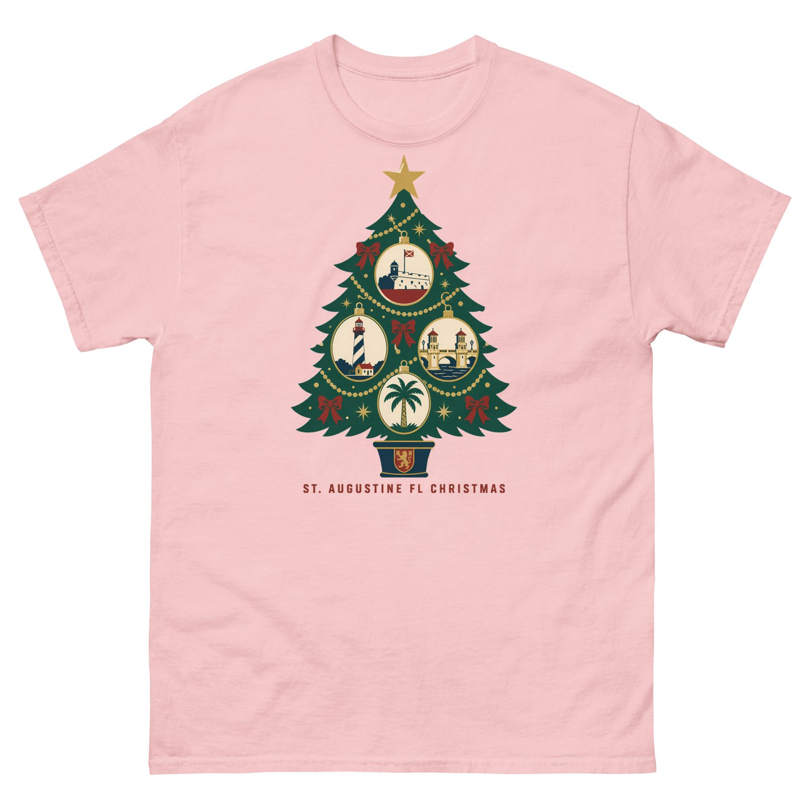 St. Augustine Christmas Tree Unisex classic tee - Image 6