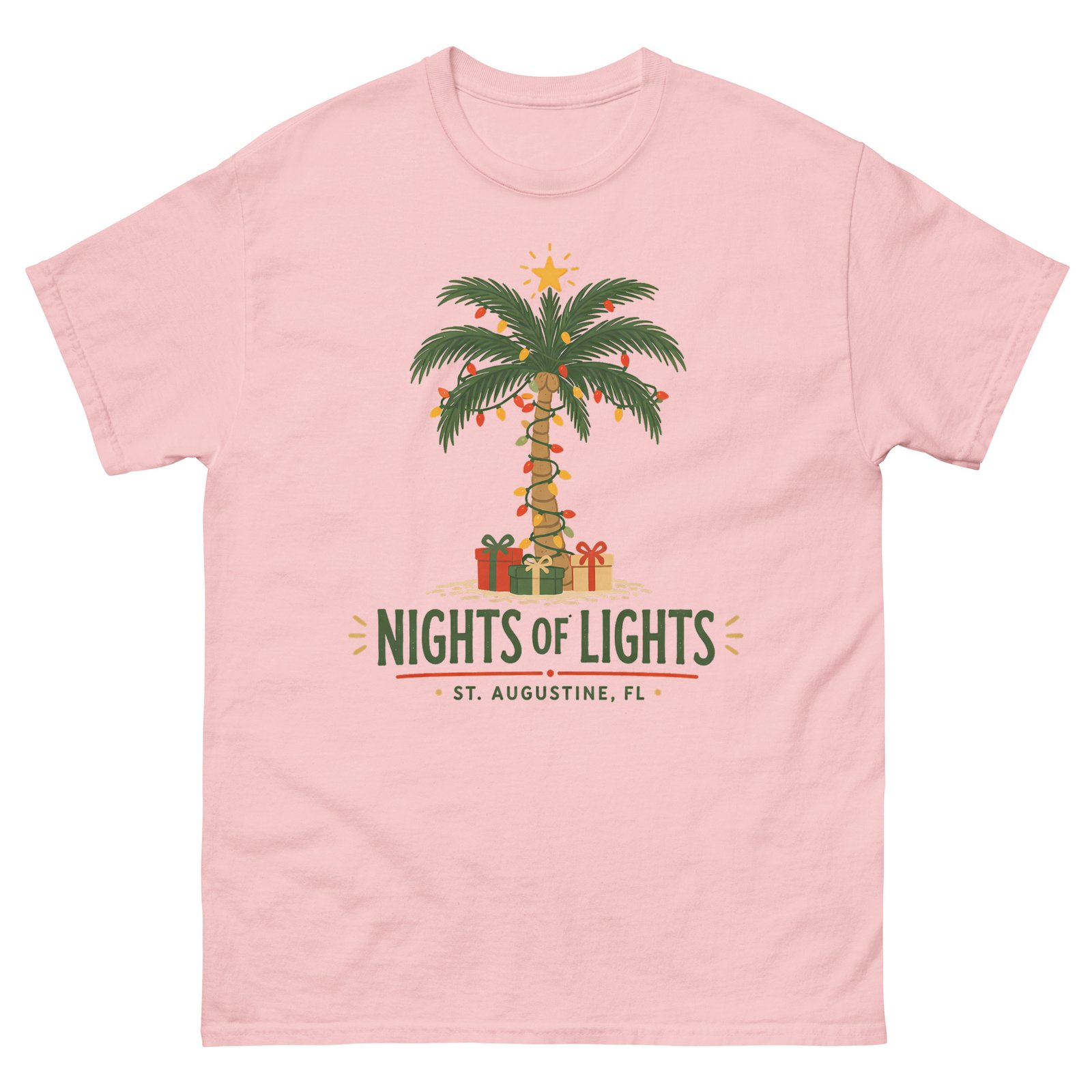 Nights of Lights Palm Presents Unisex classic tee - Image 6