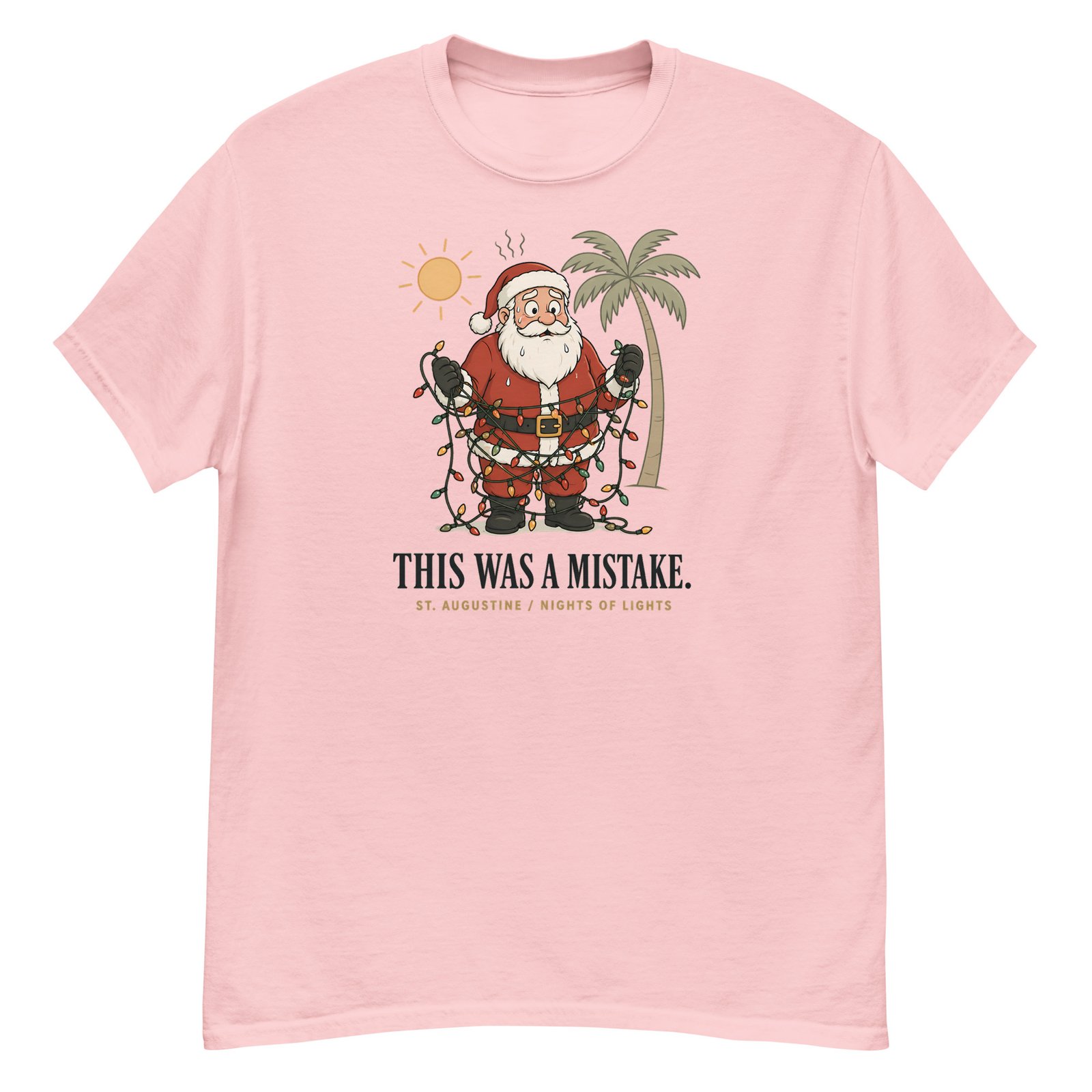 Santa Mistake Nights of Lights Unisex classic tee - Image 10