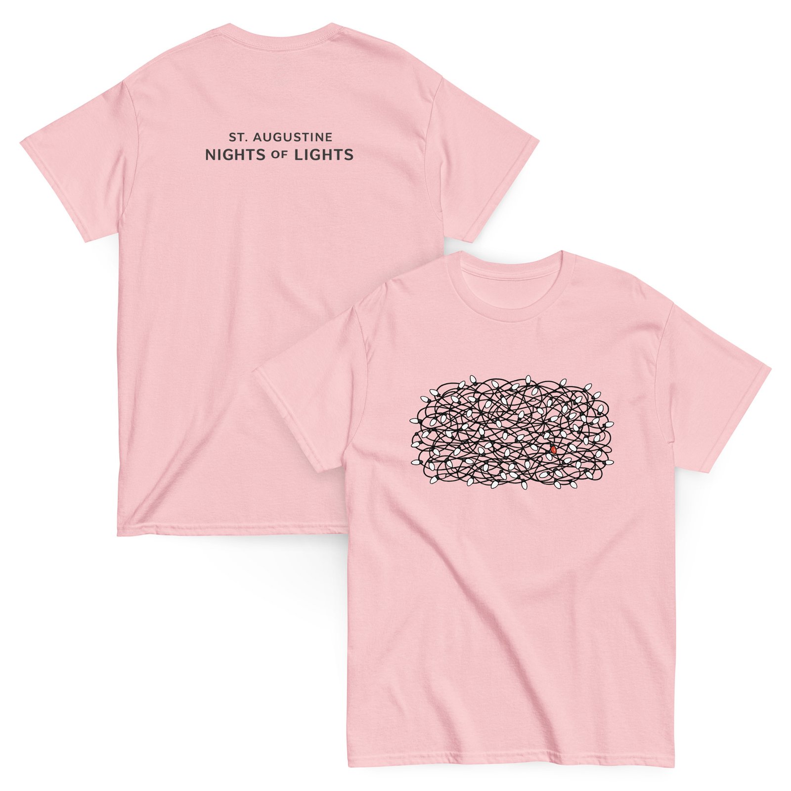 St. Augustine Nights of Lights Tangle Unisex classic tee - Image 9