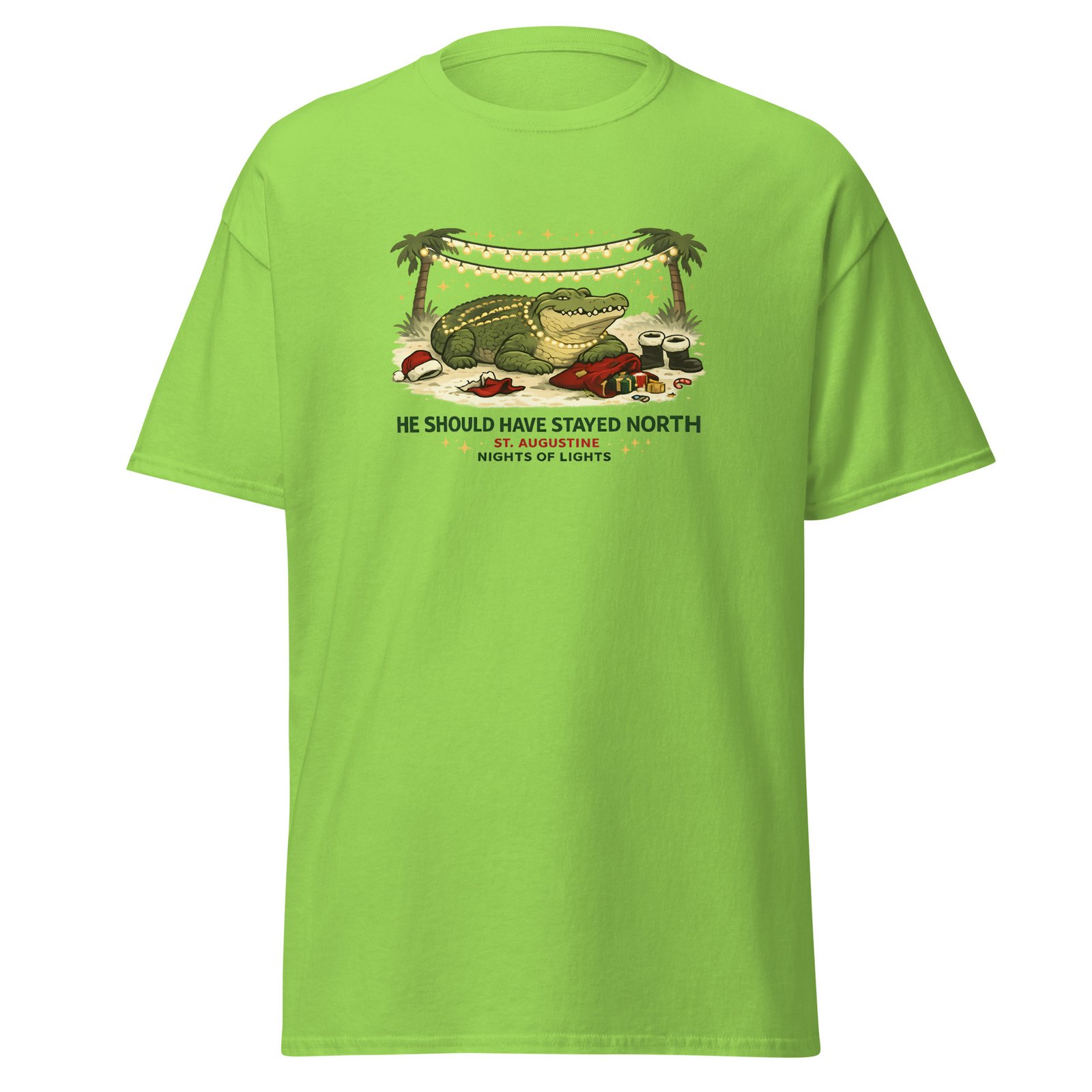 Should Have Stayed North Unisex classic tee - Image 5