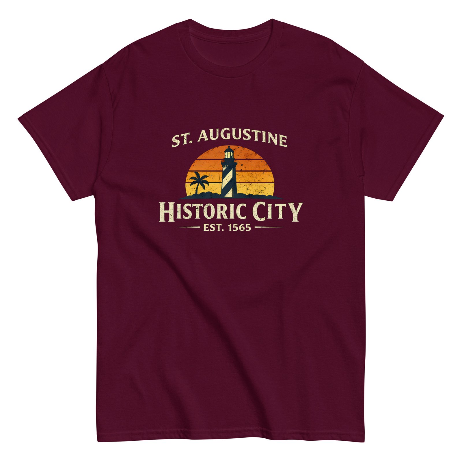 St. Augustine Historic City Sunrise LHDK Unisex tee - Image 2