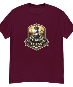 St. Augustine Chess Lighthouse Rook Unisex tee