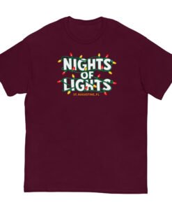 Alternative view of Nights of Lights Colored Tangle Unisex classic tee