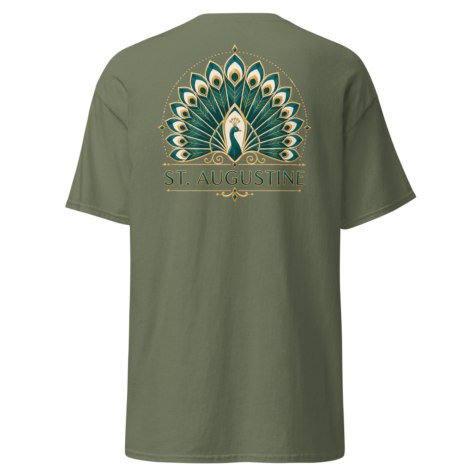 St. Augustine Est. Peacock Unisex classic tee - Image 23
